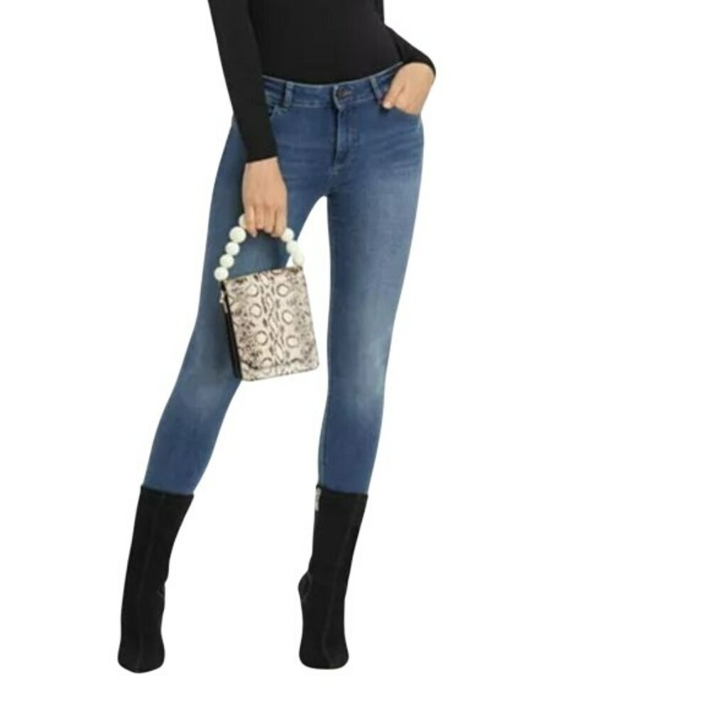 DL 1961 Florence Instasculpt Denim Skinny Blue Jeans Women's 28
